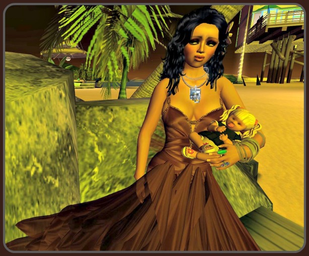 Shape: Gigi Teen from Kids5B Skin: Lany by WoW Skins Jewelry: necklace from JStyle; rings/bangles from Loka Designs